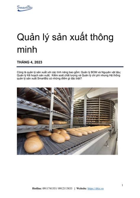 SmartBiz Quan Ly San Xuat Thuc Pham Che Bien B5 20230412 Pdf