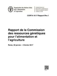 Rapport De La Commission Des Ressources G N Tiques Pour L Rapport