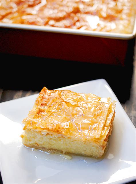 Greek custard pie (galaktoboureko) - Eva Bakes