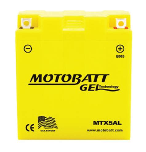 Mtx Al Yb Al Motobatt Battery Gel Motomate