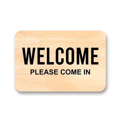 Jual Papan Tanda Welcome Signage Welcome Door Sign Di Lapak Inpi