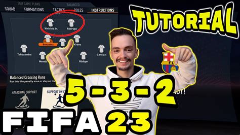 FIFA 23 THE MOST OVERPOWERED FORMATION 5 3 2 TUTORIAL BEST TACTICS