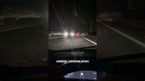 Awaria Wycieraczek W Tesli Na Autostradzie Podczas Ulewy Cda