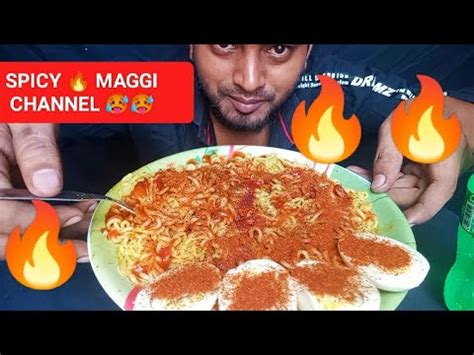 SPICY MAGGI CHALLENGE EATING SPICY MAGGI CHALLENGE EATING ASMR