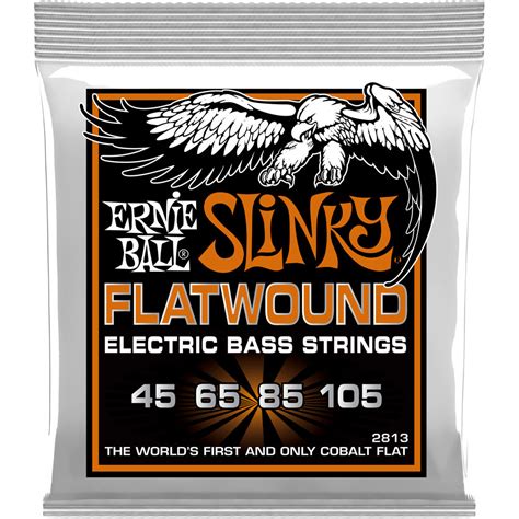 Ernie Ball Hybrid Slinky Flatwound Electric Bass Strings P02813