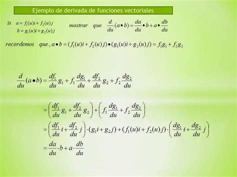 Derivada de una Función Vectorial 2015