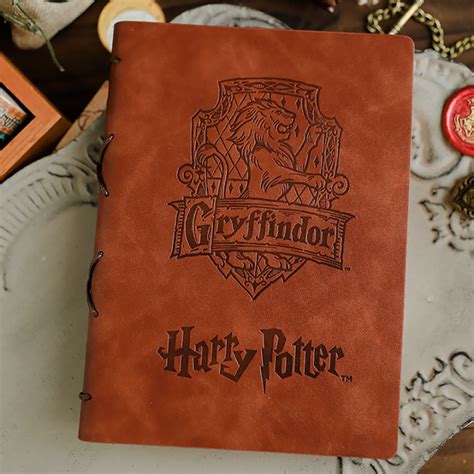 Harry Potter Badge College Vintage Notebook Hogwarts Magic Castle