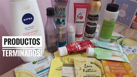 Reseñas Productos Terminados Nivea Natura L Oréal Klorane OGX