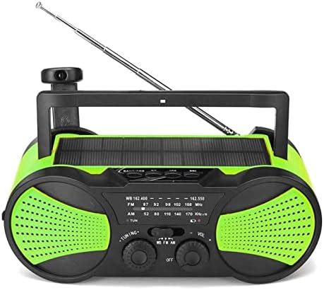 Radio Manivelle Portable Multifonctionnelle Haut Parleurs Bluetooth