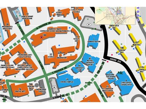 Cal Poly Campus Map