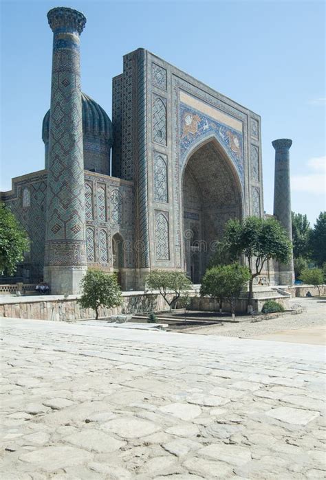 The Architecture Of Ancient Samarkand Stock Image Image Of East