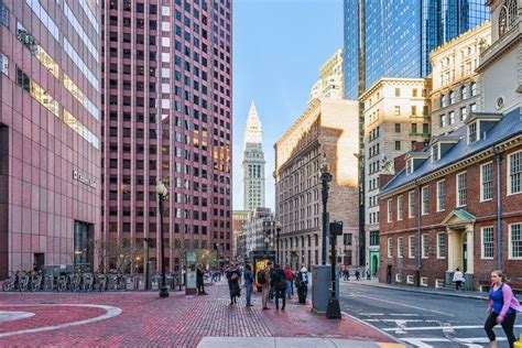 Financial District Downtown Boston MA America Editorial Photo - Image of massachusetts ...