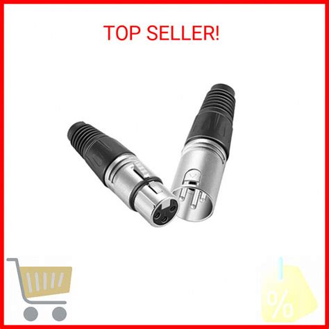 Neewer Piece Pin Xlr Solder Type Connector Male And Female