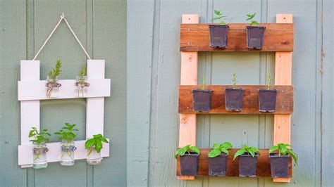 Diy Vertical Wall Planter Garden Youtube