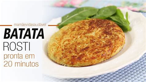 Receita De Batata Rosti