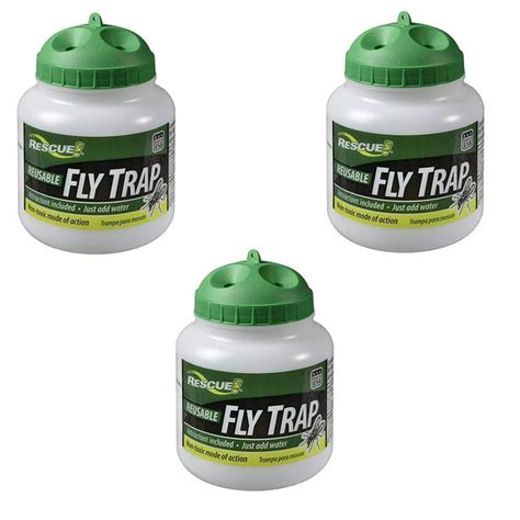 RESCUE! FTR Reusable Fly Trap - 3 Pack - Walmart.com - Walmart.com