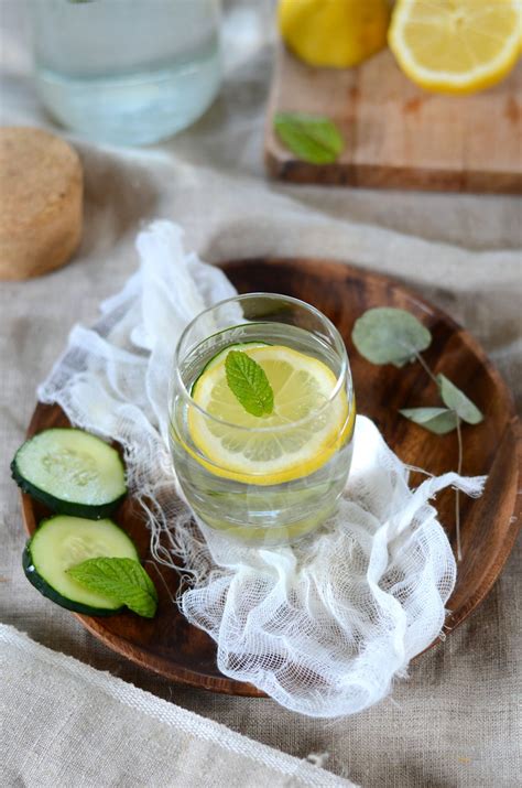 Eau De Concombre Citron Et Menthe Detox Recette