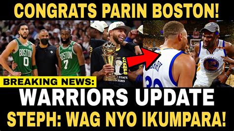 Steph Wag Nyo Ikumpara Ang Kampyonato Namin Ngayon Congrats Parin Sa