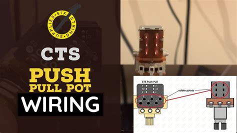 How To Wire CTS Push Pull Pots YouTube