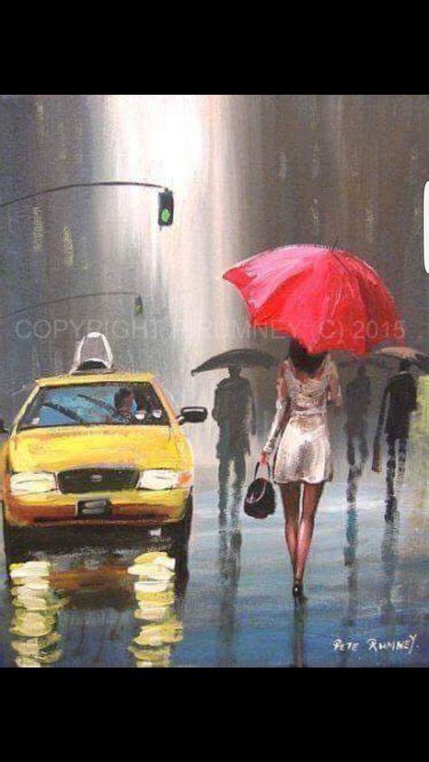 87 Ideas De Mujer Bajo La Lluvia Mujer Bajo La Lluvia Pinturas Arte