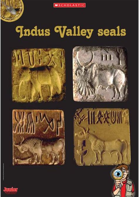 Indus Valley Seals Poster Primary Ks2 Teaching Resource Scholastic