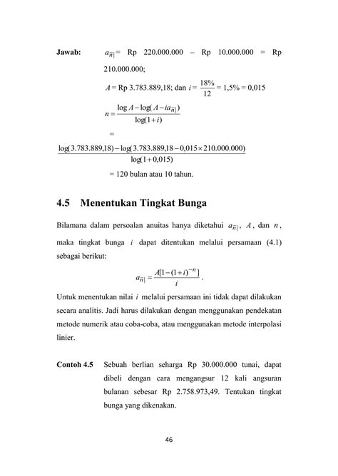 Anuitas Biasa Matematika Keuangan Pdf