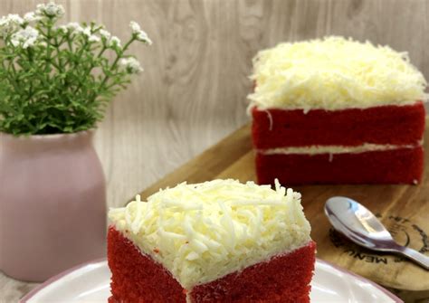 Resep Kue Red Velvet Kukus Oleh Cooking With Sheila Cookpad