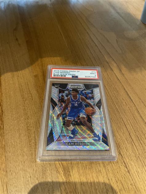 Prizm Draft Picks Cam Reddish Blue Wave Prizm Rc Psa