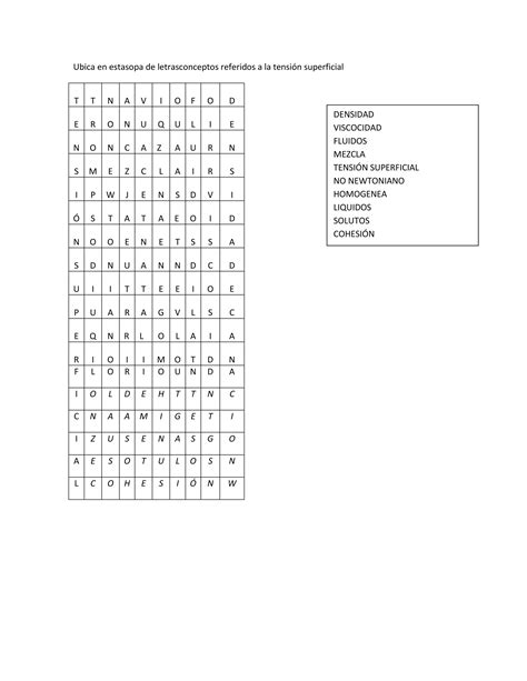 Diseño Experimental Sopa De Letra Pdf