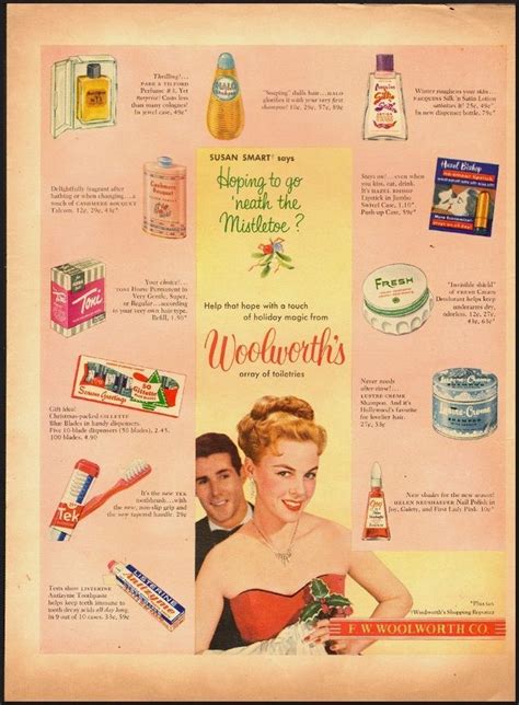 1953 Woolworths Toiletries Ad Vintage Ads Retro Ads Vintage