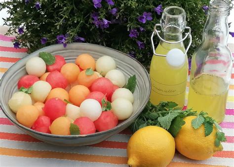 Fruitsalade Van Meloen In Een Limoncello Dressing Lekker Tafelen