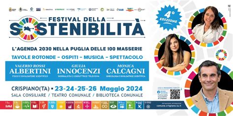 FESTIVAL DELLA SOSTENIBILITA 2024 4 Edizione Crispiano Turismo