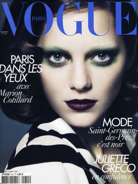 Marion Cotillard Portada De Vogue París