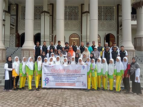 Hab Ke Kankemenag Aceh Singkil Gelar Baksos Di Masjid