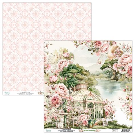 Mintay Scrapbooking Paper Peony Garden X