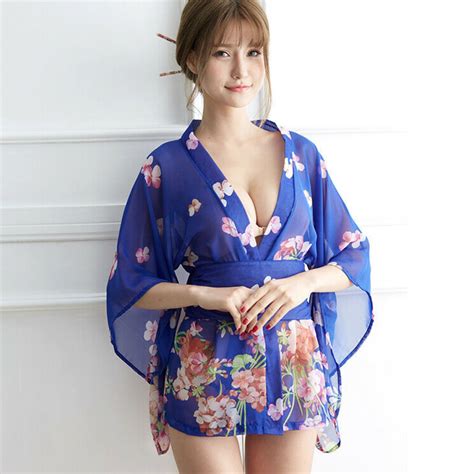 Sexy Kimono Lingerie For Women Cover See Through Japanese Etsy