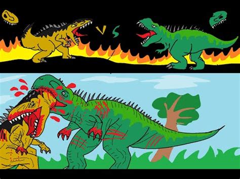 How To Draw Giganotosaurus Vs Carcharodontosaurus YouTube