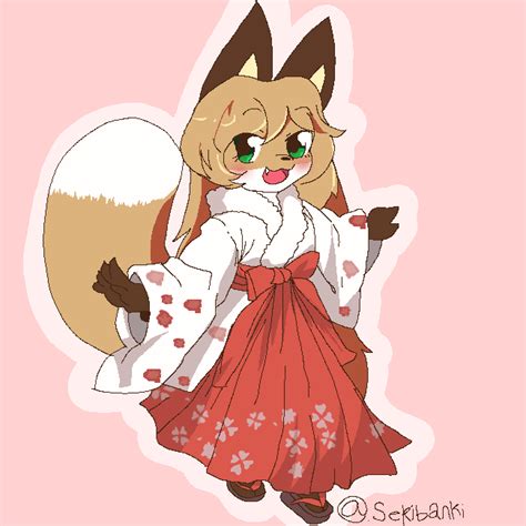 The Big Imageboard Tbib Sekibanki Anthro Asian Clothing Averi Fiddleafox Brown Body Brown