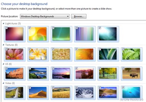 How To Change Wallpapers Automatically In Windows 7