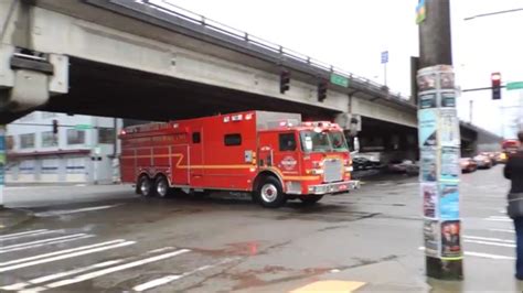 Seattle Fire Hazmat Truck Responding YouTube