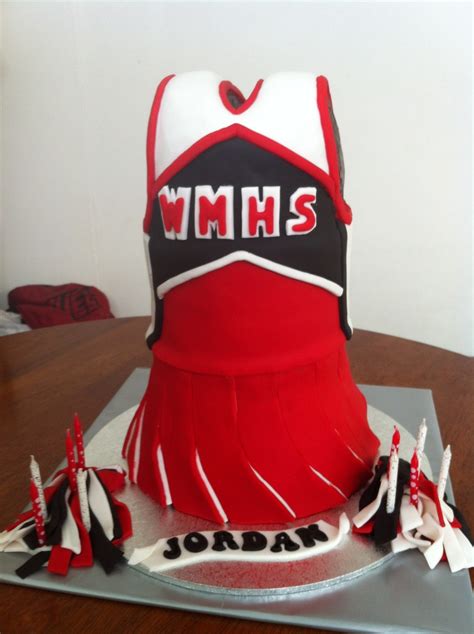 Glee Cheerleader Cake - CakeCentral.com