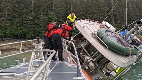 Coast Guard Rescues Man From Vessel Taking On Water In Juneau Alaska