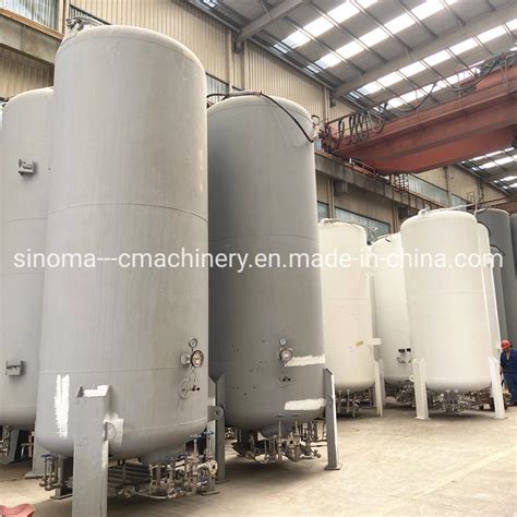 GB ASME 8 16bar Cryogenic Liquid Oxygen Nitrogen Argon CO2 Storage Tank