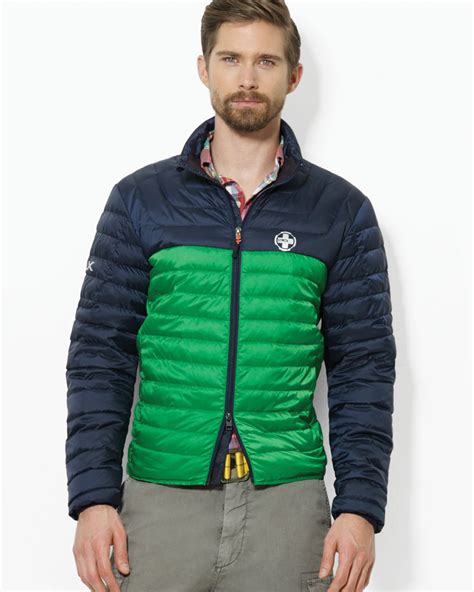 Lyst Ralph Lauren Polo Rlx Waterresistant Down Jacket In Blue For Men