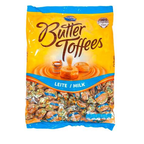 Pacote De Bala De Caramelo Tof Bala Butter Toffees Arcor 500g Sabor