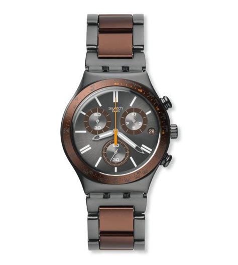 Swatch Irony Chrono Alec Orologio Unisex Quadrante Grigio