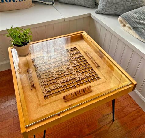 This Wooden Scrabble Coffee Table Is The Ultimate Furniture Piece For ...