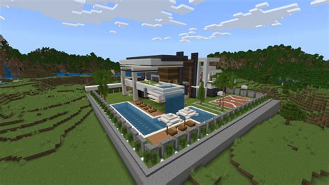 Rich Life Mansion By Odyssey Builds Minecraft Marketplace Map Minecraft Bedrock Marketplace