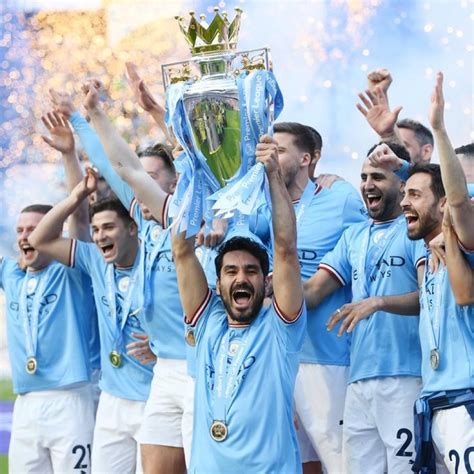 Man City trophy pics : r/MCFC