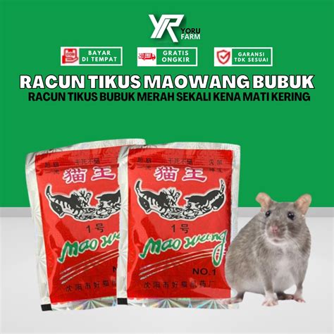 Jual Racun Tikus Mati Kering Dan Tidak Bau Mao Wang Racun Tikus Paling